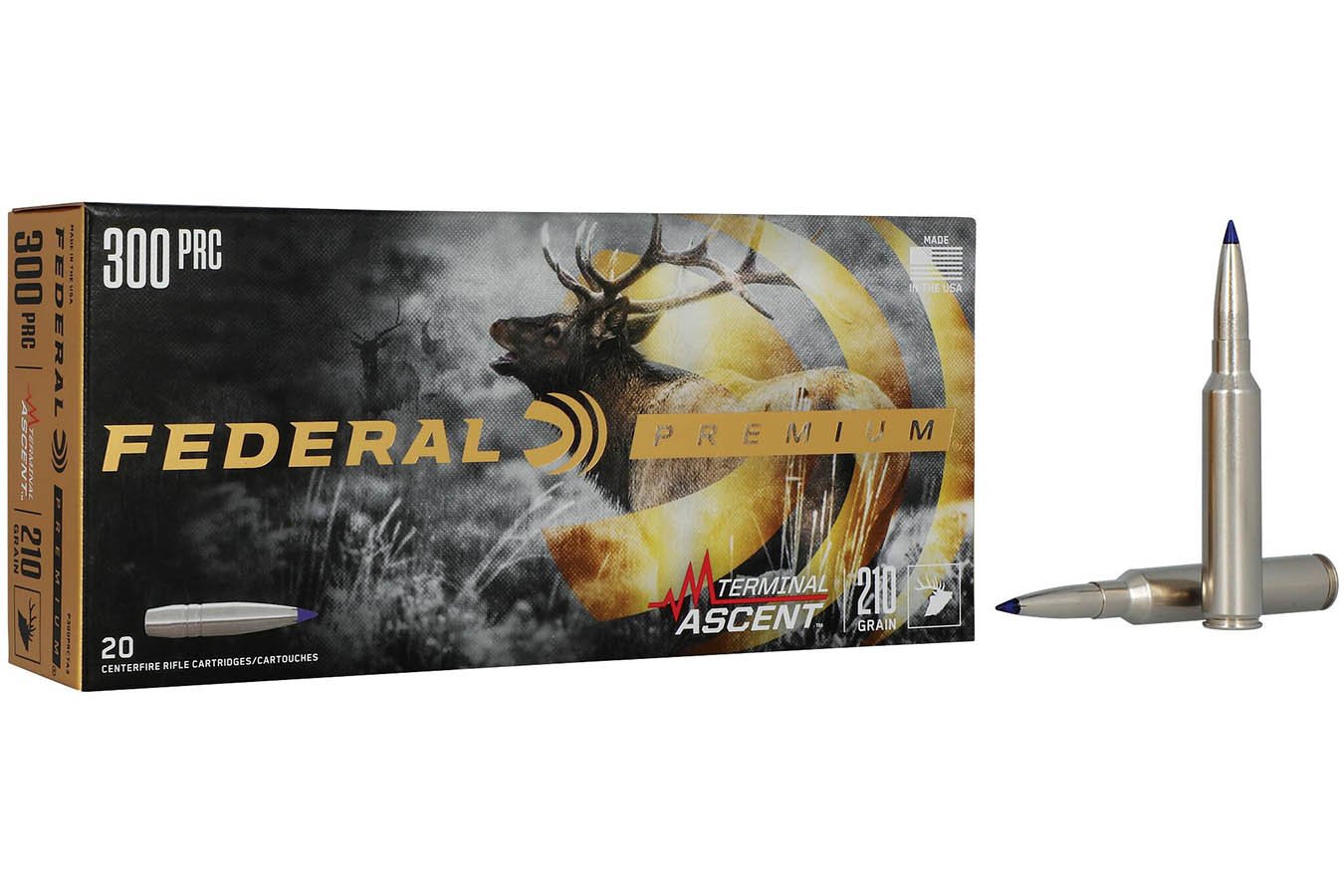 FEDERAL AMMUNITION 300 PRC 210 gr Terminal Ascent Premium 20/Box